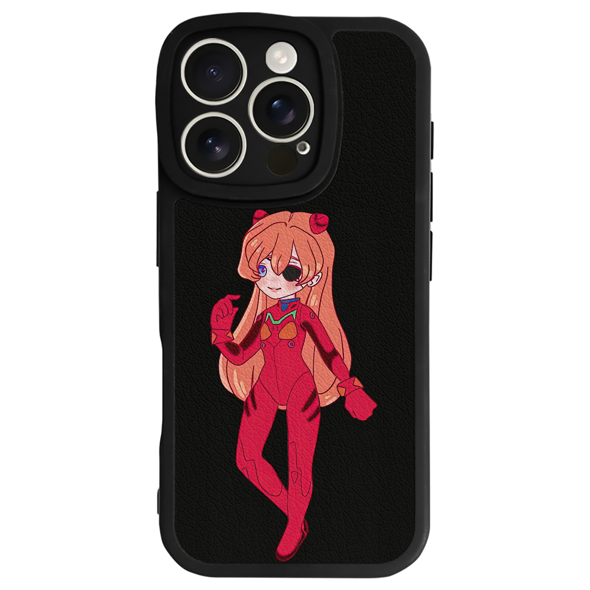 （画像用） EVA 新世紀エヴァンゲリオン 【iPhone 16シリーズ対応】シリコンスマホケース（レザー調） 材質：シリコン